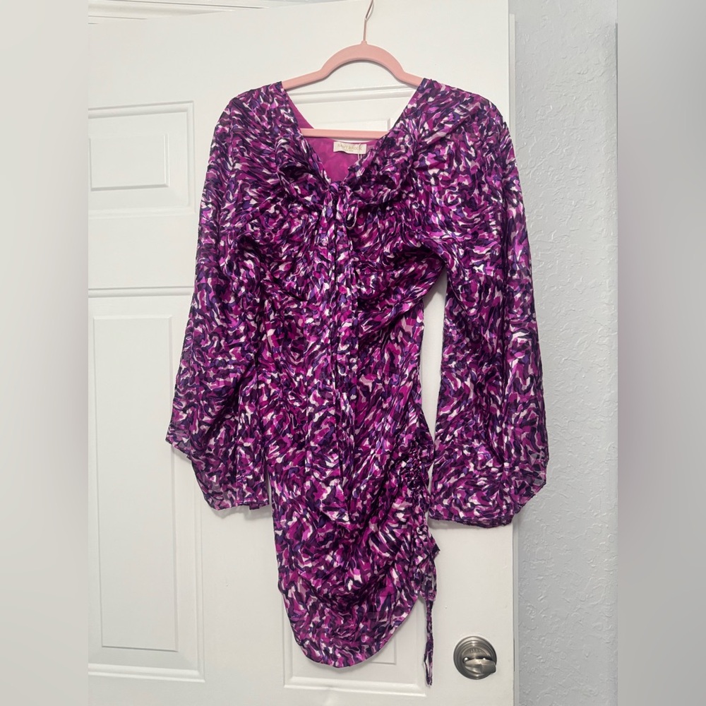 NWT Ramy Brook $465 Stylish Purple Women's Kamila Dress size 4